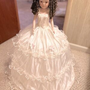 Porcelain Umbrella Doll